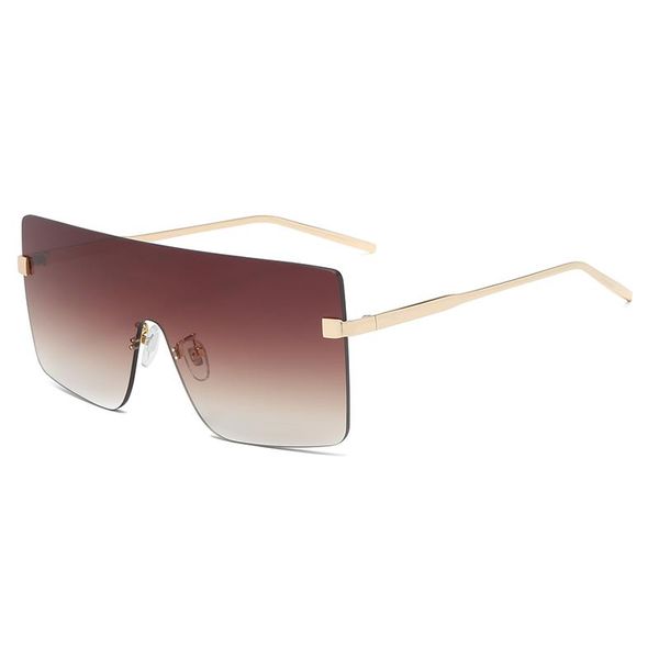 big piece sunglasses rimless uv400 oculos punk sun eyewear luxury glasses square flat metal one brand retro brand women qldan hrpue, White;black
big piece sunglasses rimless uv400 oculos punk sun eyewear luxury glasses square flat metal one brand retro brand women qldan hrpue, White;black