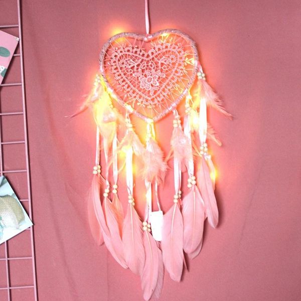 party decoration romantic led dream catcher with feather love heart dreamcatcher night light home bedside wall hanging
party decoration romantic led dream catcher with feather love heart dreamcatcher night light home bedside wall hanging
