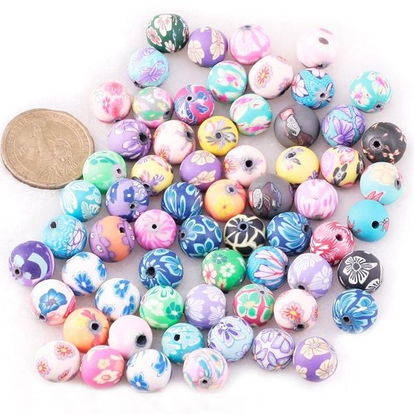 other 100pcs beads jewelry accessory ceramic round 12 mm dia.