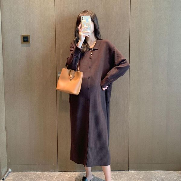 maternity dresses 2022 autumn winter thick warm knitted long dress sweaters clothes for pregnant women loose pregnancy clothing, White
maternity dresses 2022 autumn winter thick warm knitted long dress sweaters clothes for pregnant women loose pregnancy clothing, White