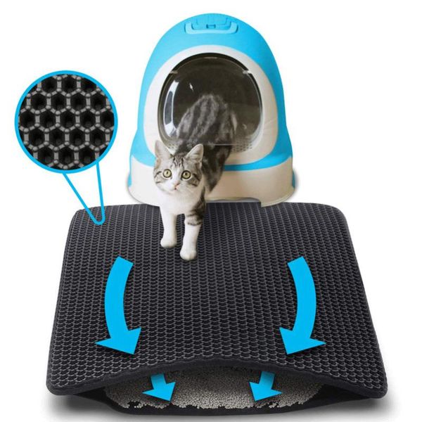 kennels & pens 2021 pet products solid pattern type double-layer cat litter box mat trapper foldable pad rug eva foam rubber 
kennels & pens 2021 pet products solid pattern type double-layer cat litter box mat trapper foldable pad rug eva foam rubber