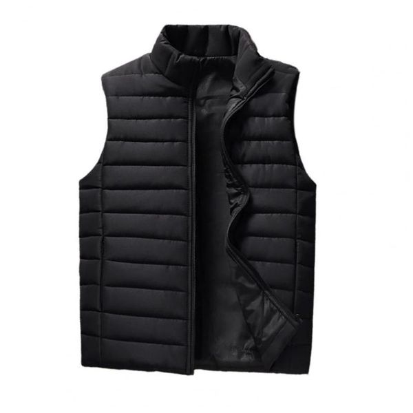 men's vests men waistcoat sleeveless stand collar antiing slim fit thicken warm zipper closure winter vest clothes, Black;white
men's vests men waistcoat sleeveless stand collar antiing slim fit thicken warm zipper closure winter vest clothes, Black;white