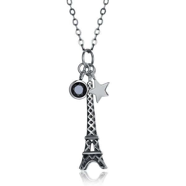 zemior necklace for women classic 925 sterling silver eiffel tower & star vintage pendant round black cubic zirconia necklace
zemior necklace for women classic 925 sterling silver eiffel tower & star vintage pendant round black cubic zirconia necklace