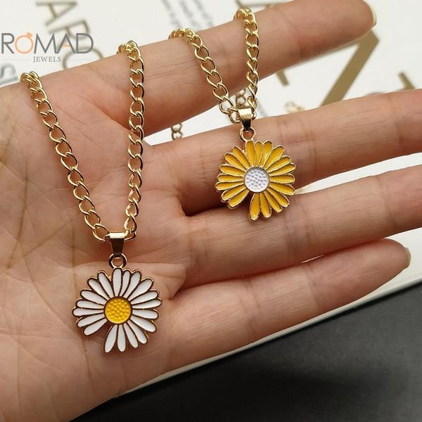 chains romad sunflower pendant necklace for women girls party gift collares accessories gold fashion jewelry, Silver
chains romad sunflower pendant necklace for women girls party gift collares accessories gold fashion jewelry, Silver