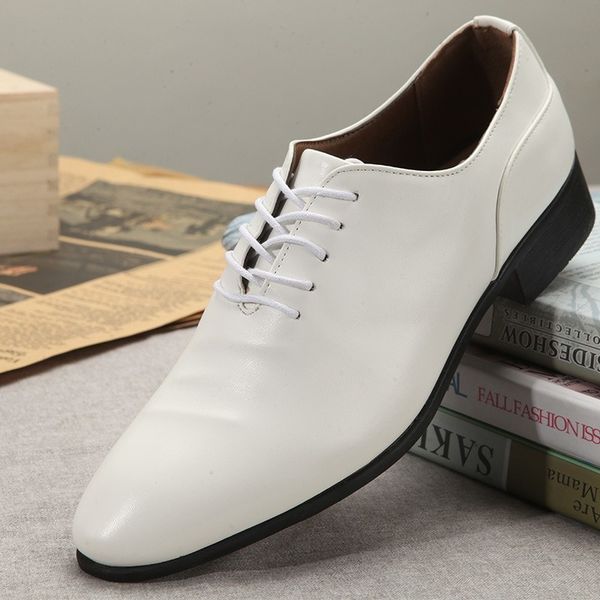 brand men wedding shoes microfiber leather formal business pointed toe for man dress shoes mens oxford flats size38-44, Red;white
brand men wedding shoes microfiber leather formal business pointed toe for man dress shoes mens oxford flats size38-44, Red;white