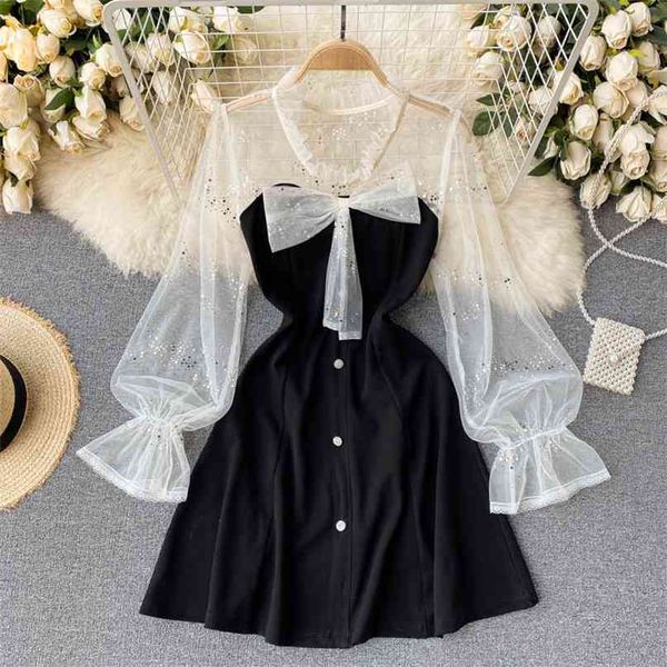 spring and summer fashion women glittering sequin long sleeve slim bow a-line dress elegant clothes vestido de mujer r255 210527, Black;gray
spring and summer fashion women glittering sequin long sleeve slim bow a-line dress elegant clothes vestido de mujer r255 210527, Black;gray