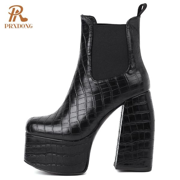 boots women stretch short ankle elastic microfiber leather super high heel thick platform black lady shoes plus size
boots women stretch short ankle elastic microfiber leather super high heel thick platform black lady shoes plus size