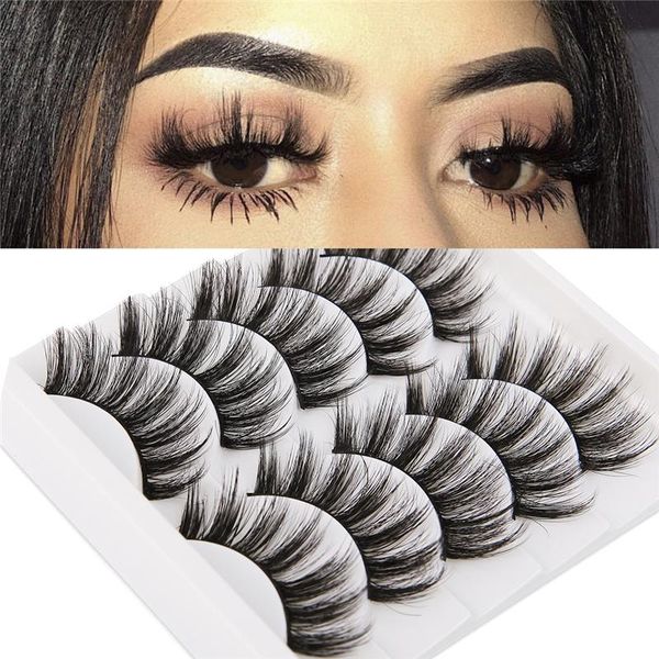 false eyelashes 5 pairs 3d faux mink hair soft fluffy wispy long thick lashes handmade eye lash makeup extension tools
false eyelashes 5 pairs 3d faux mink hair soft fluffy wispy long thick lashes handmade eye lash makeup extension tools