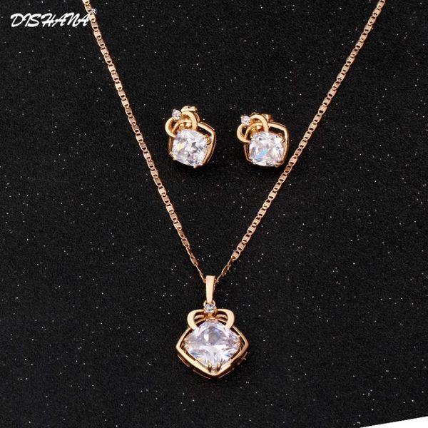 earrings & necklace fashion jewelry austrian crystals chain pendant set gold-color for women(js0067), Silver
earrings & necklace fashion jewelry austrian crystals chain pendant set gold-color for women(js0067), Silver