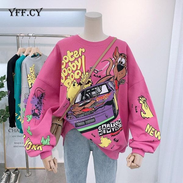 women's hoodies & sweatshirts women autumn 2021 funny cartoon car dog print sweatshirt oversized streetwear hip hop cool pullover, Black
women's hoodies & sweatshirts women autumn 2021 funny cartoon car dog print sweatshirt oversized streetwear hip hop cool pullover, Black