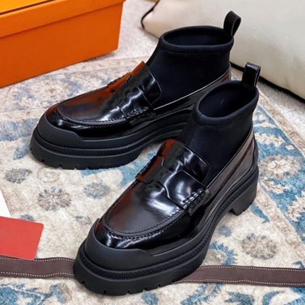 boots vintage fashion square heels spring autumn brand design leather women shoes luxury ankle elastic band female, Black
boots vintage fashion square heels spring autumn brand design leather women shoes luxury ankle elastic band female, Black