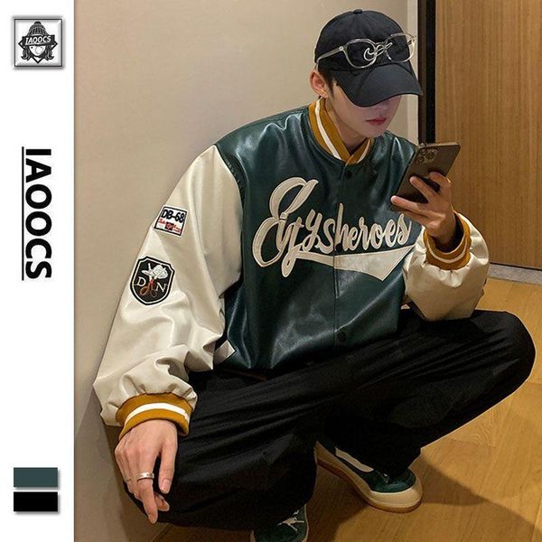 men's jackets letter printed baseball jacket men leather coat spring 2021 autumn korean high street hip-hop style casual motorcycle, Black;brown
men's jackets letter printed baseball jacket men leather coat spring 2021 autumn korean high street hip-hop style casual motorcycle, Black;brown