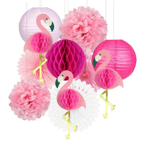 party decoration tropical pink flamingo honeycomb tissue paper fan flowers lanterns for hawaiian summer beach luau
party decoration tropical pink flamingo honeycomb tissue paper fan flowers lanterns for hawaiian summer beach luau