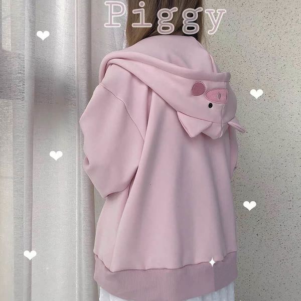 2021 kawaii mulheres inverno moda rosa zip up hoodies oversize manga longa bonito mais camisola veludo feminino znau, Black
2021 kawaii mulheres inverno moda rosa zip up hoodies oversize manga longa bonito mais camisola veludo feminino znau, Black