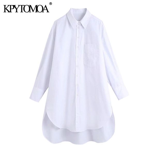 kpytomoa women fashion with pocket oversized asymmetric blouses vintage long sleeve side vents female shirts chic 210315, White
kpytomoa women fashion with pocket oversized asymmetric blouses vintage long sleeve side vents female shirts chic 210315, White