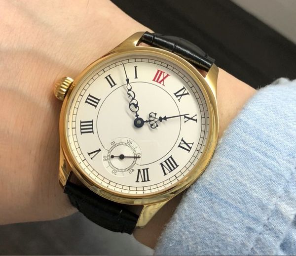 sapphire crystal or mineral glass 44mm white dial asian 6498 17 jewels movement golden case mechanical watches gr102-20, Slivery;brown
sapphire crystal or mineral glass 44mm white dial asian 6498 17 jewels movement golden case mechanical watches gr102-20, Slivery;brown