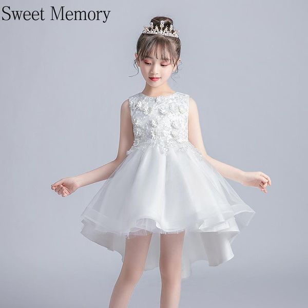 girl's dresses high low white pink flower girl dress 2021 wedding guest appliques lace communion children tulle robes sweet memory, Red;yellow
girl's dresses high low white pink flower girl dress 2021 wedding guest appliques lace communion children tulle robes sweet memory, Red;yellow