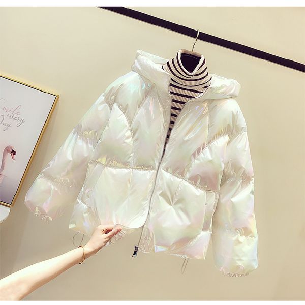 2021 winter new shiny short overcoat women korean style outerwear thick bread colorful down cotton coat trendy warm coats ohpq, Black
2021 winter new shiny short overcoat women korean style outerwear thick bread colorful down cotton coat trendy warm coats ohpq, Black