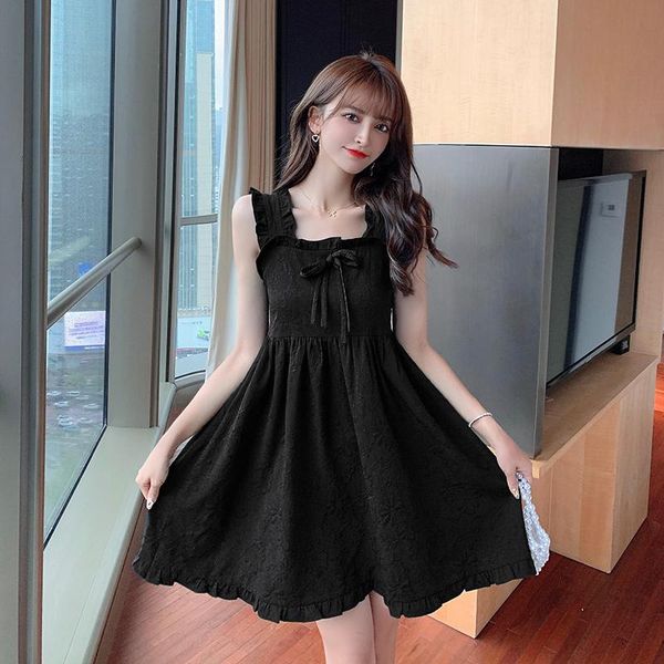 casual dresses coigarsam french style women mini dress summer vintage spaghetti strap square collar high waist black 8320, Black;gray
casual dresses coigarsam french style women mini dress summer vintage spaghetti strap square collar high waist black 8320, Black;gray
