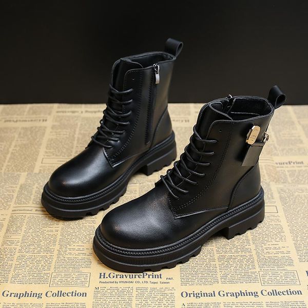 boots 2021 thick-soled autumn women's lightweight and comfortable platform leather lace-up shoes goth punk, Black
boots 2021 thick-soled autumn women's lightweight and comfortable platform leather lace-up shoes goth punk, Black