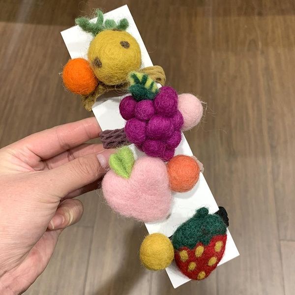 cartoon fruit plush hair ring girl korean head rope square female children's rubber band hair accessories for women for braids, Slivery;white
cartoon fruit plush hair ring girl korean head rope square female children's rubber band hair accessories for women for braids, Slivery;white
