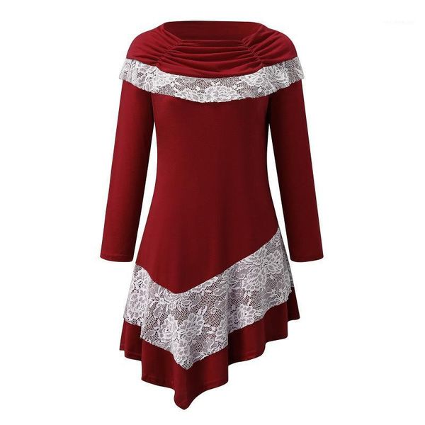 casual dresses 40# lace irregular hem pleated dress women long sleeve o neck solid color autumn winter 2021 elegant, Black;gray
casual dresses 40# lace irregular hem pleated dress women long sleeve o neck solid color autumn winter 2021 elegant, Black;gray