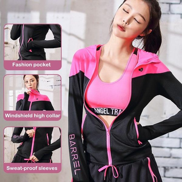 women full zip workout sports jackets slim fit long sleeve yoga track hoodie thumb hole athletic running jackets, White;red
women full zip workout sports jackets slim fit long sleeve yoga track hoodie thumb hole athletic running jackets, White;red