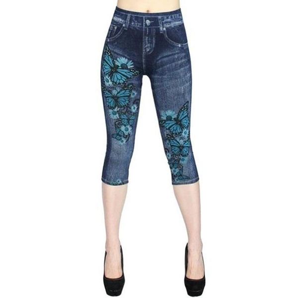 faux jeans leggings women stretch printed short leggins calf-length pants summer breeches high waist jeggings women's, Black
faux jeans leggings women stretch printed short leggins calf-length pants summer breeches high waist jeggings women's, Black
