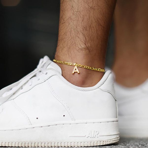 anklets initial letter for women gold stainless steel bracelet on the leg zircon alphabet chain beach accessories jewelry, Red;blue
anklets initial letter for women gold stainless steel bracelet on the leg zircon alphabet chain beach accessories jewelry, Red;blue