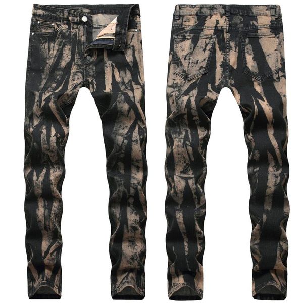 men's jeans mens skinny denim pants casual stretch slim fit hip hop trousers black oversize, Blue
men's jeans mens skinny denim pants casual stretch slim fit hip hop trousers black oversize, Blue