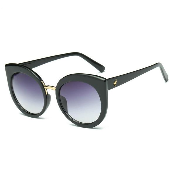 sunnies round cats eye sunglasses women designer oversize sun glasses female gradient lens eyewear accessories, White;black
sunnies round cats eye sunglasses women designer oversize sun glasses female gradient lens eyewear accessories, White;black