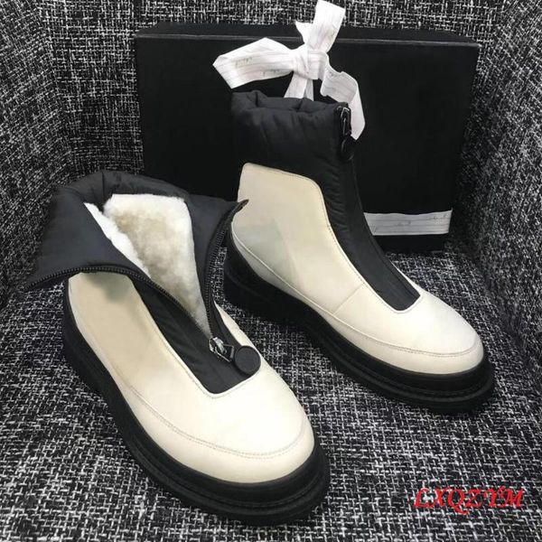 boots 2021 front zip casual women shoes winter genuine leather snow fashion brand thick sole soft warm wool, Black
boots 2021 front zip casual women shoes winter genuine leather snow fashion brand thick sole soft warm wool, Black