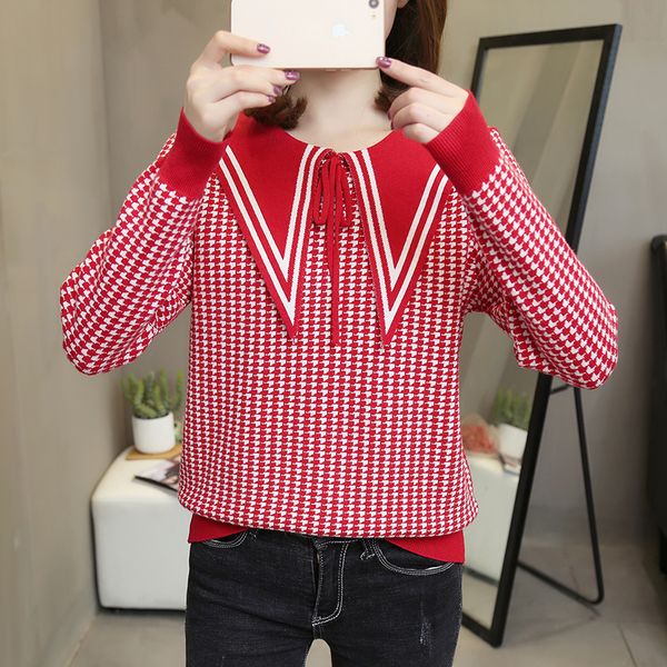 more female size 2021 new winter houndstooth kintted ladies sweeet beautiful casual fashion sweater clothes v0fe, White;black
more female size 2021 new winter houndstooth kintted ladies sweeet beautiful casual fashion sweater clothes v0fe, White;black