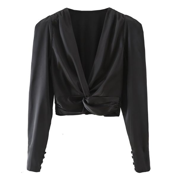 Black 2021 New Satin Crop Top Women Vintage Knot v Neck Long Puff Sleeve Blouse Woman Elastic Hem Sexy Elegant Ladies Tops Oci8 L89W, White
Black 2021 New Satin Crop Top Women Vintage Knot v Neck Long Puff Sleeve Blouse Woman Elastic Hem Sexy Elegant Ladies Tops Oci8 L89W, White