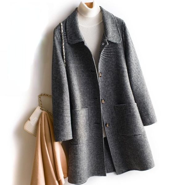 women's wool & blends autumn 2021 coat women long black 100% coats female korean style spring clothing fall overcoat veste femme wpy419
women's wool & blends autumn 2021 coat women long black 100% coats female korean style spring clothing fall overcoat veste femme wpy419