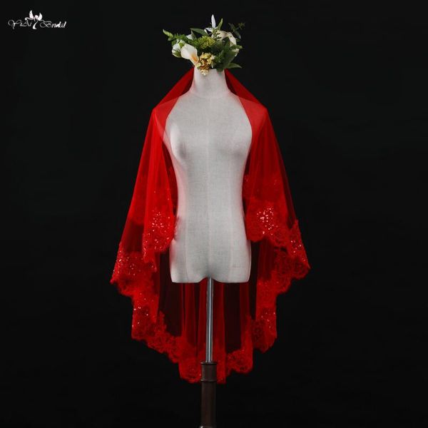 bridal veils lzp329 real picture yiaibridal accessories wedding veil 1.5 meters sequins with lace red blusher, Black
bridal veils lzp329 real picture yiaibridal accessories wedding veil 1.5 meters sequins with lace red blusher, Black