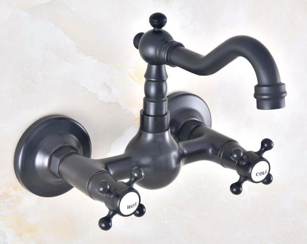 bathroom sink faucets black oil rubbed brass double handle/hole wall mounted kitchen basin faucet mixer tap swivel spout 360' dnf470
bathroom sink faucets black oil rubbed brass double handle/hole wall mounted kitchen basin faucet mixer tap swivel spout 360' dnf470
