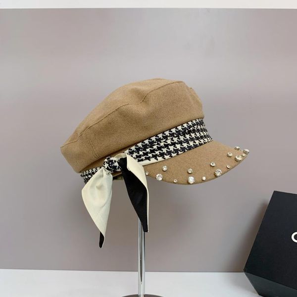 berets luxury beret celebrity fashionable ribbon navy hat autumn and winter niche western style small net red all-match military, Blue;gray
berets luxury beret celebrity fashionable ribbon navy hat autumn and winter niche western style small net red all-match military, Blue;gray