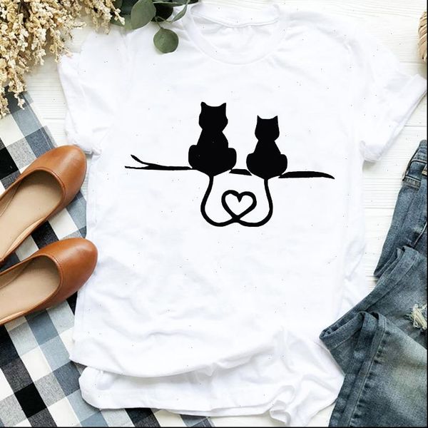 women womens t shirts lady cat love sweet fashion casaul kawai 90s style print shirt tee for clothes tshirt female, White
women womens t shirts lady cat love sweet fashion casaul kawai 90s style print shirt tee for clothes tshirt female, White