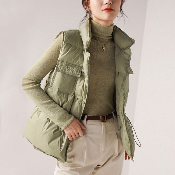 2020 new women 90% white duck down vest womens ultra light duck down vest jacket autumn winter high collar sleeveless coat, Tan;black
2020 new women 90% white duck down vest womens ultra light duck down vest jacket autumn winter high collar sleeveless coat, Tan;black