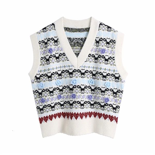 jcaquard 2021 floral white knitting vest woman new year women winter v neck sleeveless sweater preppy pullover 7a8q bly3, White;black
jcaquard 2021 floral white knitting vest woman new year women winter v neck sleeveless sweater preppy pullover 7a8q bly3, White;black
