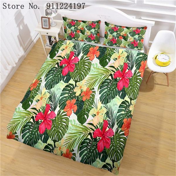 bedding sets 3d tropical plants comforter set flower duvet cover microfiber bed linen king size bedclothes
bedding sets 3d tropical plants comforter set flower duvet cover microfiber bed linen king size bedclothes