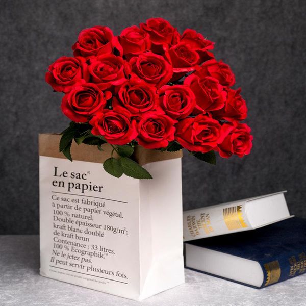 decorative flowers & wreaths 18 rosebuds wedding flower arrangement simulation rose decoration props plastic artificial
decorative flowers & wreaths 18 rosebuds wedding flower arrangement simulation rose decoration props plastic artificial