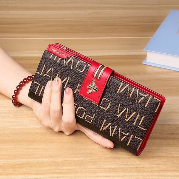 fashion personality womens wallet multi card bank card bag cowhide womens handbags female mobile phone bag, Brown;gray
fashion personality womens wallet multi card bank card bag cowhide womens handbags female mobile phone bag, Brown;gray
