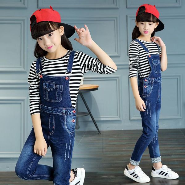 denim overalls for girls jeans autumn kids pants children clothing girls jumpsuit 4 8 10 12 years child fashion ripped trousers, Blue
denim overalls for girls jeans autumn kids pants children clothing girls jumpsuit 4 8 10 12 years child fashion ripped trousers, Blue