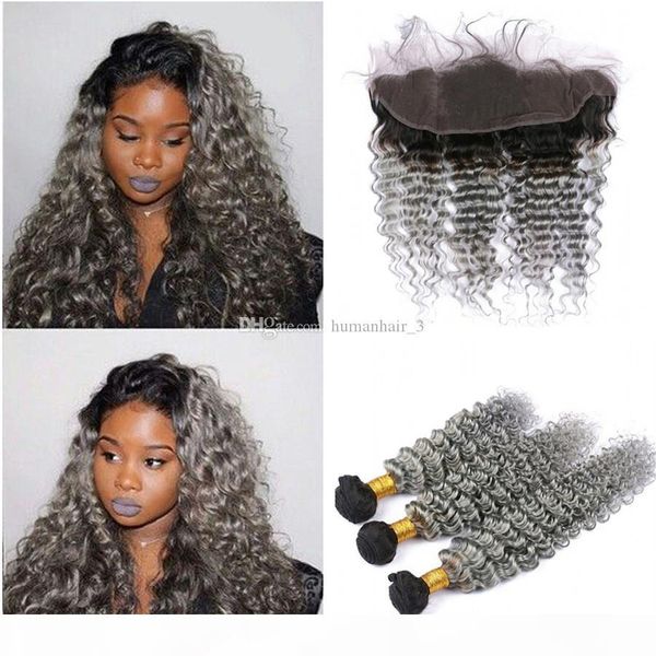 sliver grey human hair deep wave with ear to ear lace frontal 1b gray dark root ombre peruvian virgin hair with lace frontal, Black;brown
sliver grey human hair deep wave with ear to ear lace frontal 1b gray dark root ombre peruvian virgin hair with lace frontal, Black;brown