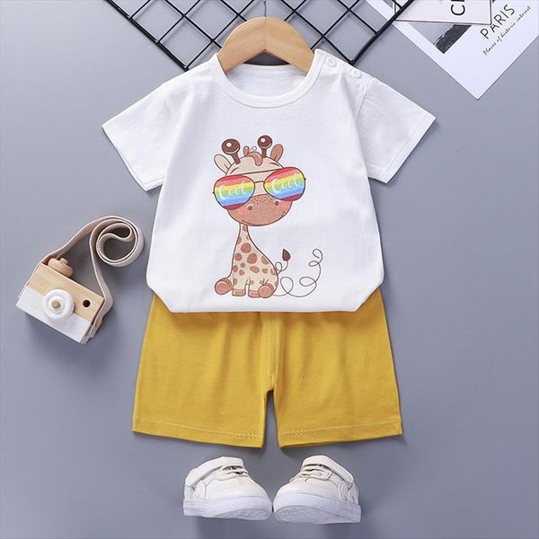 casual kids clothes 2 piece set clothing green cool boy t shirt shorts boys tracksuit children baby, White
casual kids clothes 2 piece set clothing green cool boy t shirt shorts boys tracksuit children baby, White