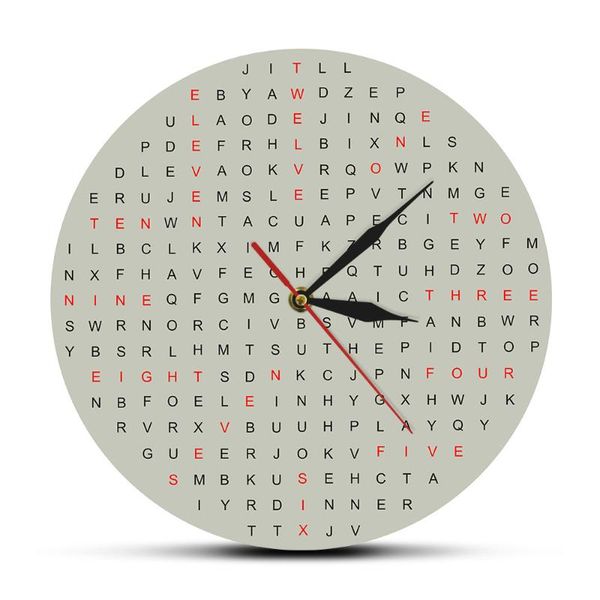 silent non ticking crossword word search novelty wall clock funny timepiece wall decor typography word lover clock
silent non ticking crossword word search novelty wall clock funny timepiece wall decor typography word lover clock