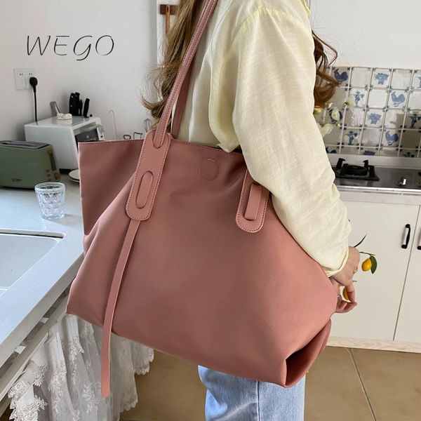 large capacity tote bag nylon one-shoulder handbag 2021 new female bag simple pink casual shopping women bags
large capacity tote bag nylon one-shoulder handbag 2021 new female bag simple pink casual shopping women bags