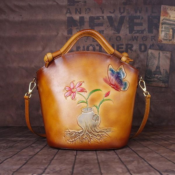 evening bags 2021 chinese style cow leather embossed hand painted one shoulder slant cross portable bucket bag
evening bags 2021 chinese style cow leather embossed hand painted one shoulder slant cross portable bucket bag